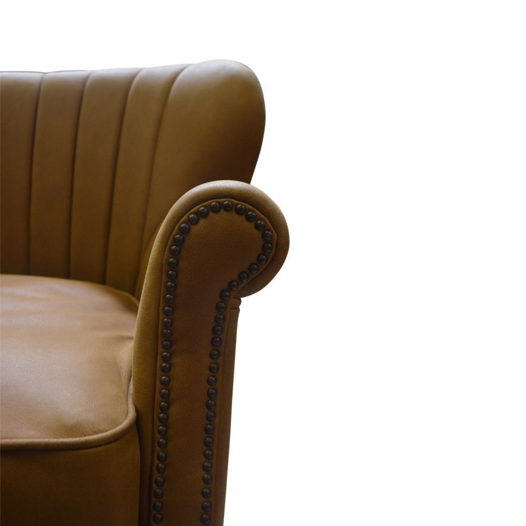 A&J Percy Accent Chair Leather - Tan image 3